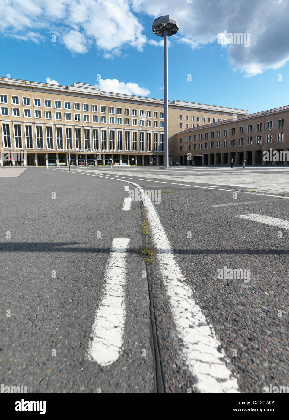 Berlin, Allemagne, l'ancien aéroport de Tempelhof Banque D'Images