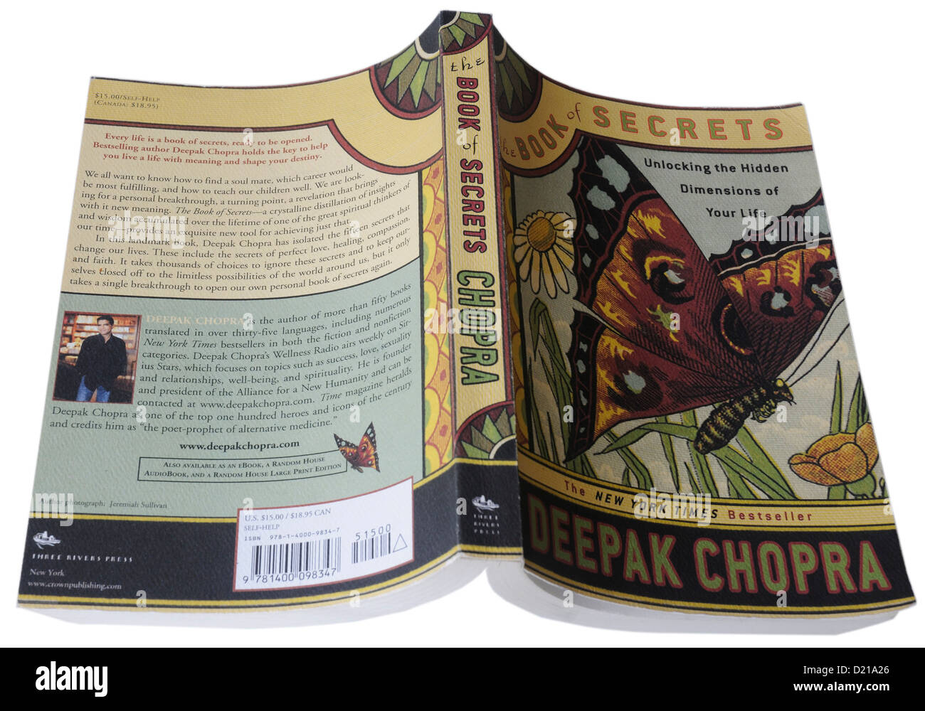 Le Livre des Secrets de Deepak Chopra Banque D'Images