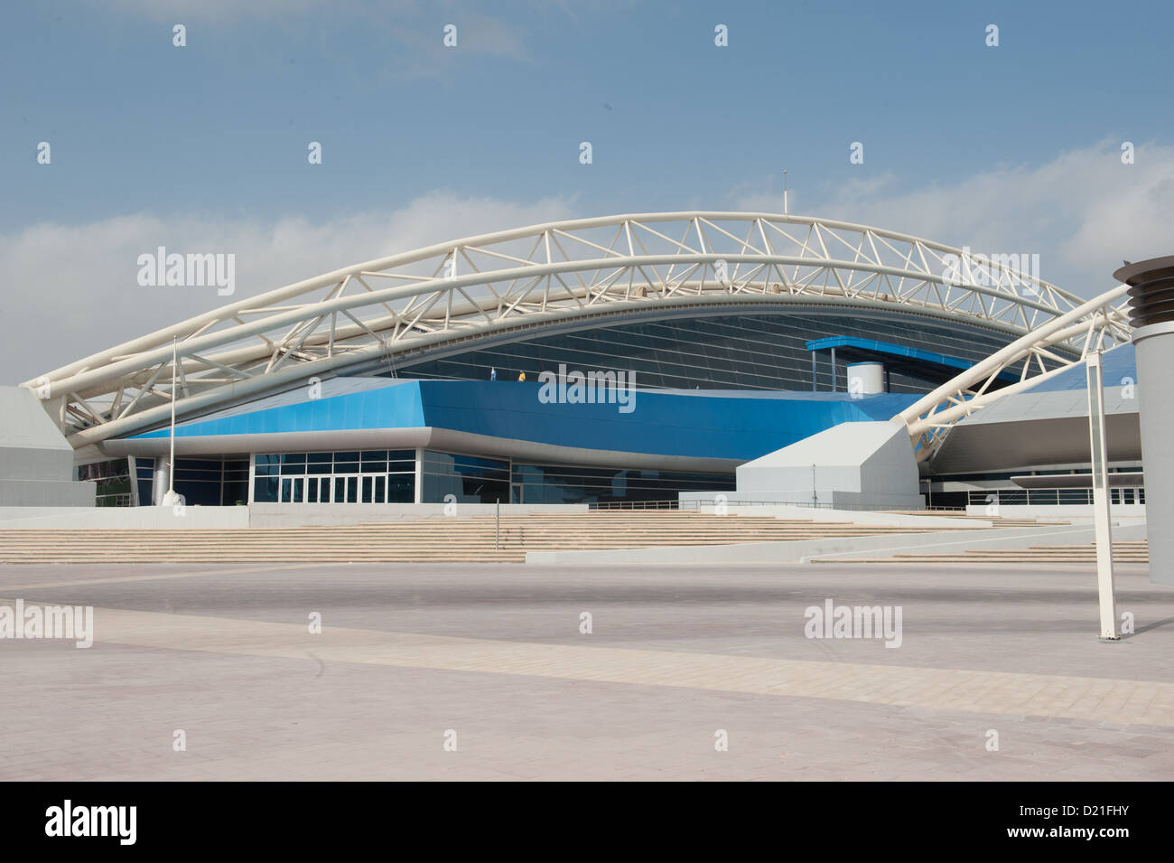 L'Aspire dans la Cité des Sports Zone représentée à Doha, Qatar, 09 janvier 2013. Photo : Peter Kneffel Banque D'Images