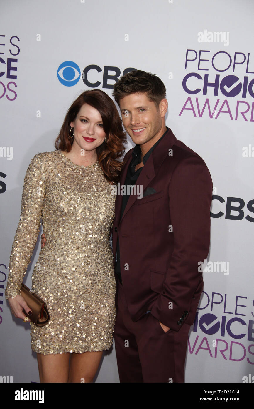 Jensen Ackles Et Danneel Harris L'acteur Jensen Ackles (r) et la femme actrice Daneel Harris arrive à la  39e People's Choice Awards annuels au Nokia Theater à Los Angeles. Vivre à  Los Angeles, USA, le 09 janvier