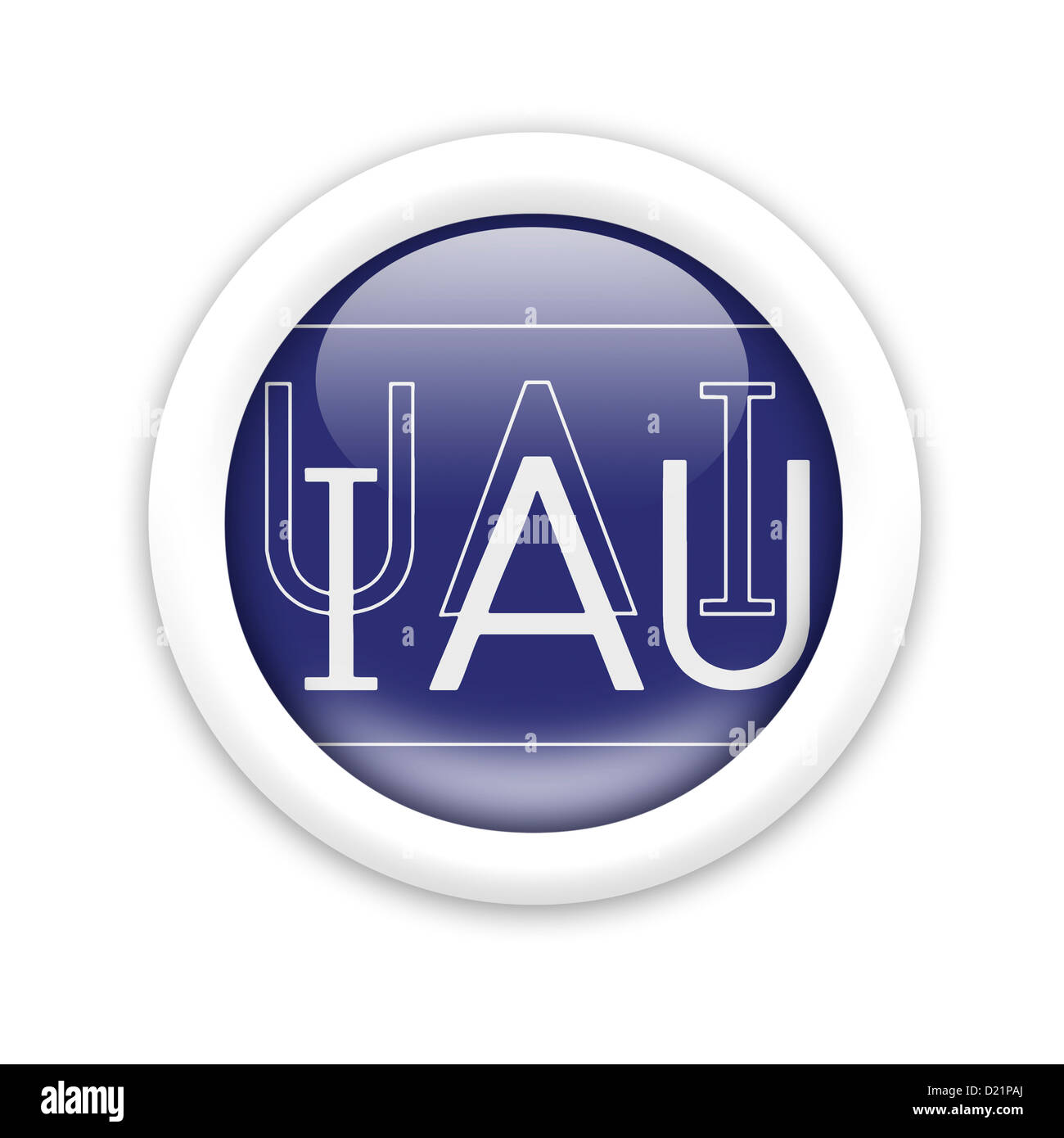 L'Union Astronomique Internationale UAI symbole du drapeau logo Photo — free download