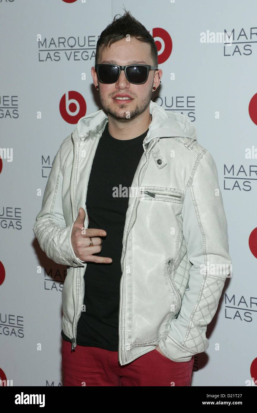 Robbie Wilde aux arrivées de Beats by Dr. Dre ces après-party au Marquee, Marquee Nightclub à la cosmopolite, Las Vegas, NV le 10 janvier 2013. Photo par : James Atoa/Everett Collection Banque D'Images