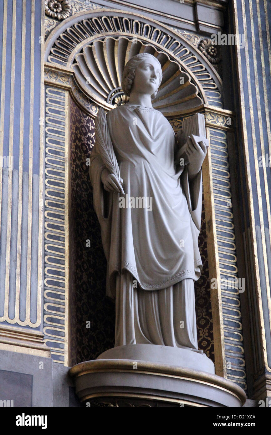 Saint Cecilia, Saint Eustache, Paris Banque D'Images