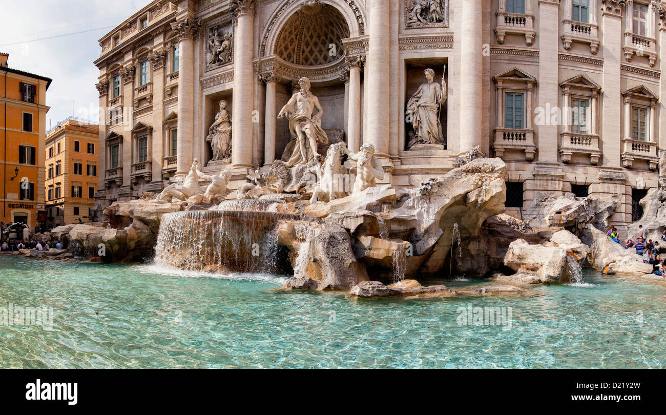 Fontana di Trevi Rome Italie Banque D'Images
