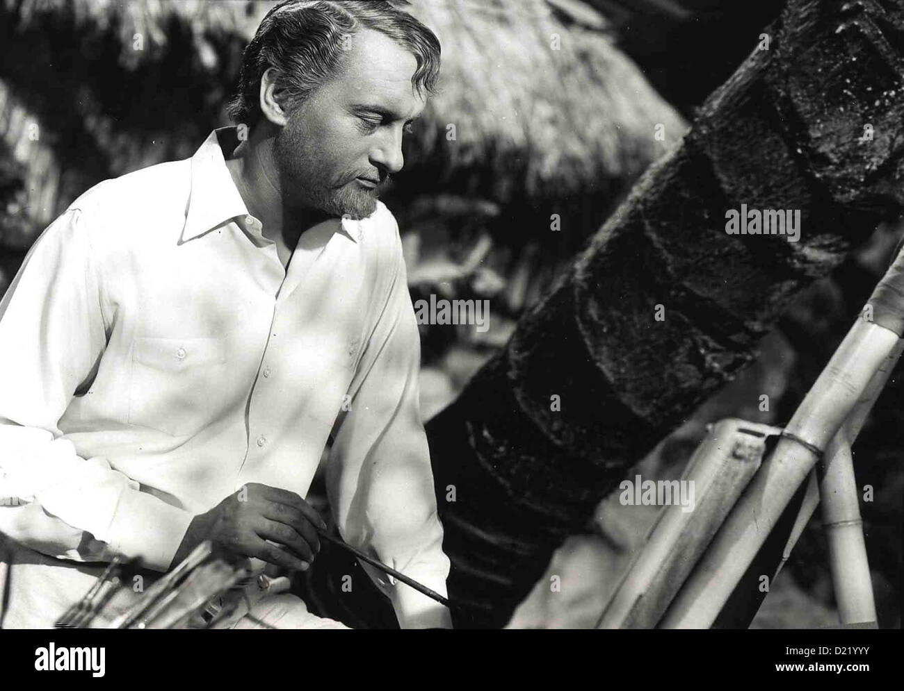 Der Von Besessene Tahiti Moon Sixpence, George Sanders Der Boersenmakler Charles Strickland (George Sanders) beschliesst sein Banque D'Images