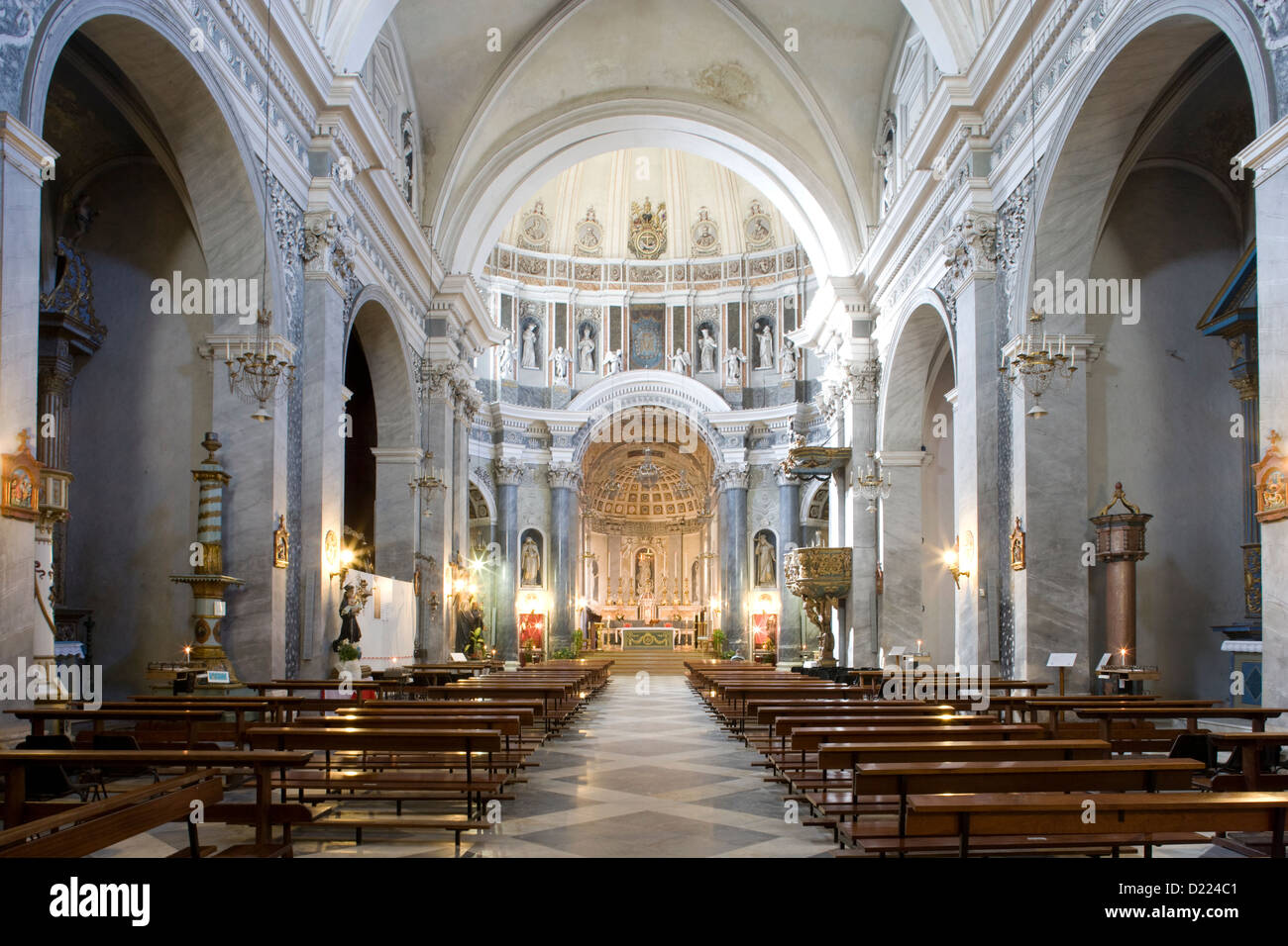 Sassari - Sardaigne : Santa Maria di Betlem int. Banque D'Images