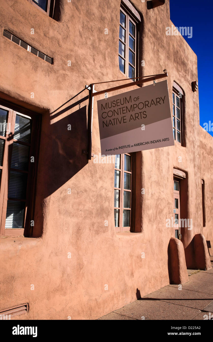 Musée des arts indigènes à Santa Fe New Mexico Banque D'Images