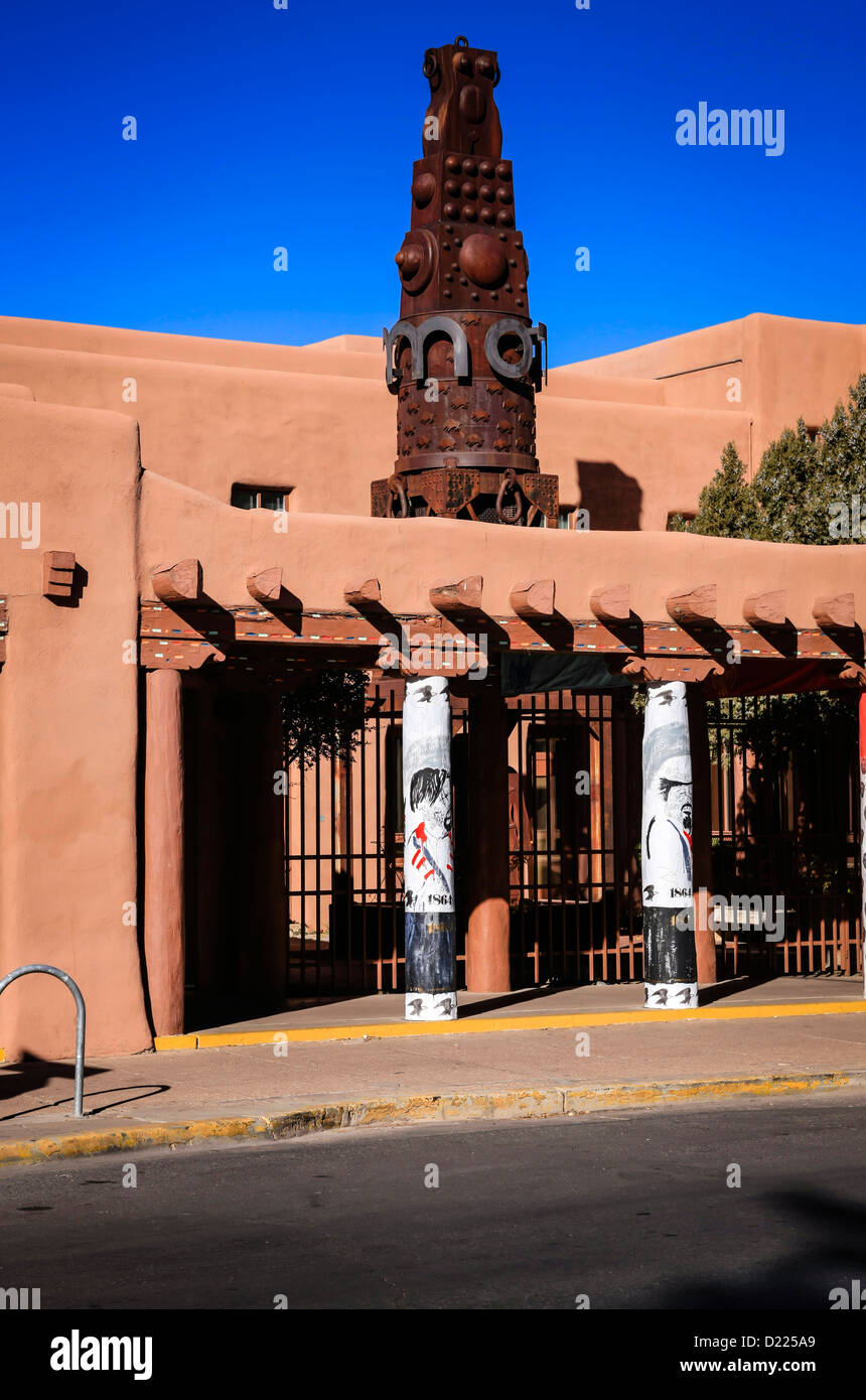 Musée des arts indigènes à Santa Fe New Mexico Banque D'Images