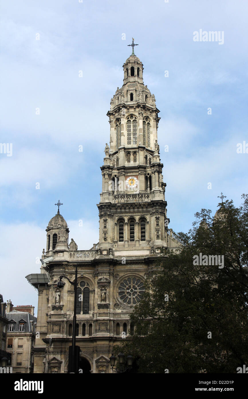 L'église Holy Trinity, Paris Banque D'Images