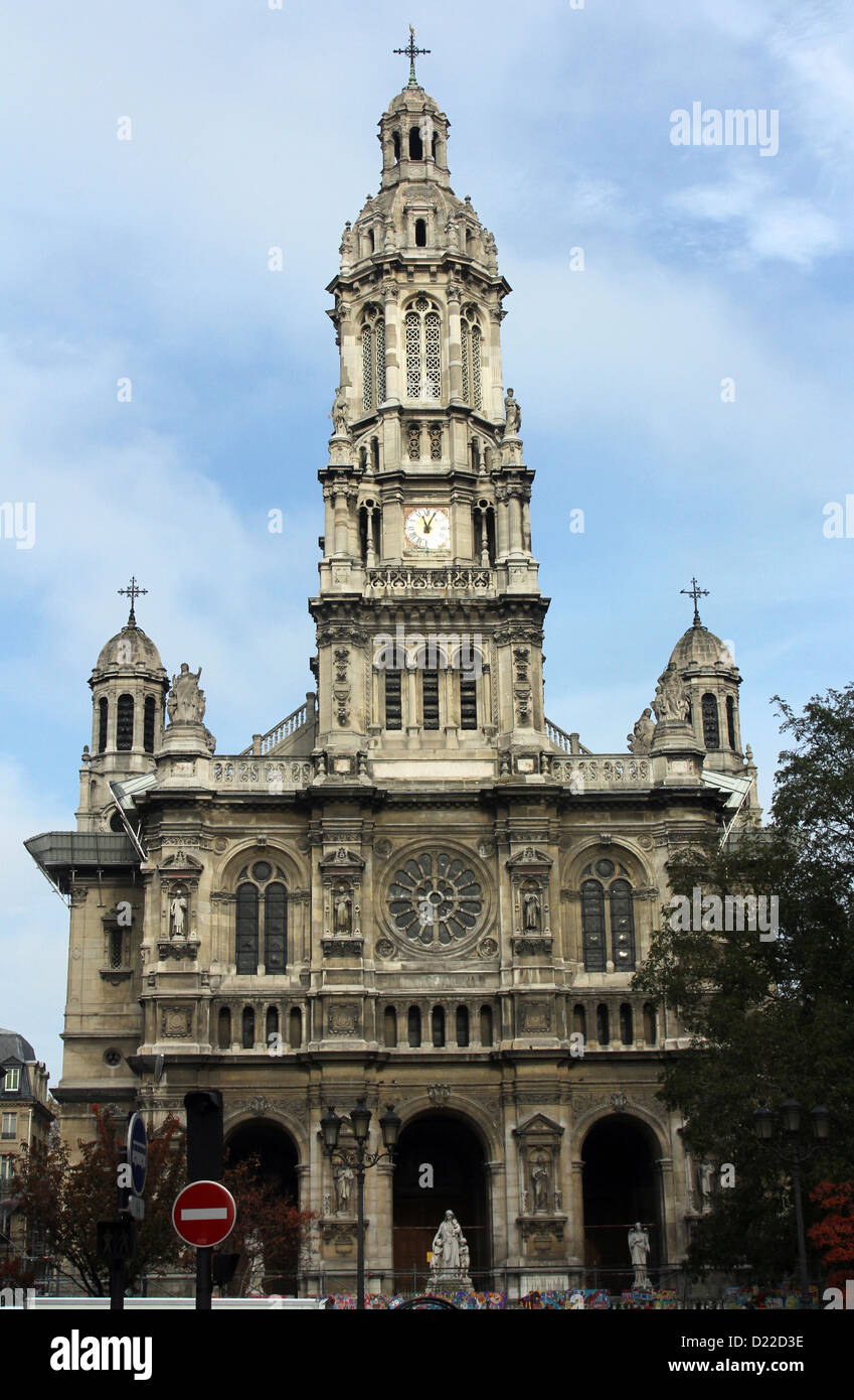 L'église Holy Trinity, Paris Banque D'Images