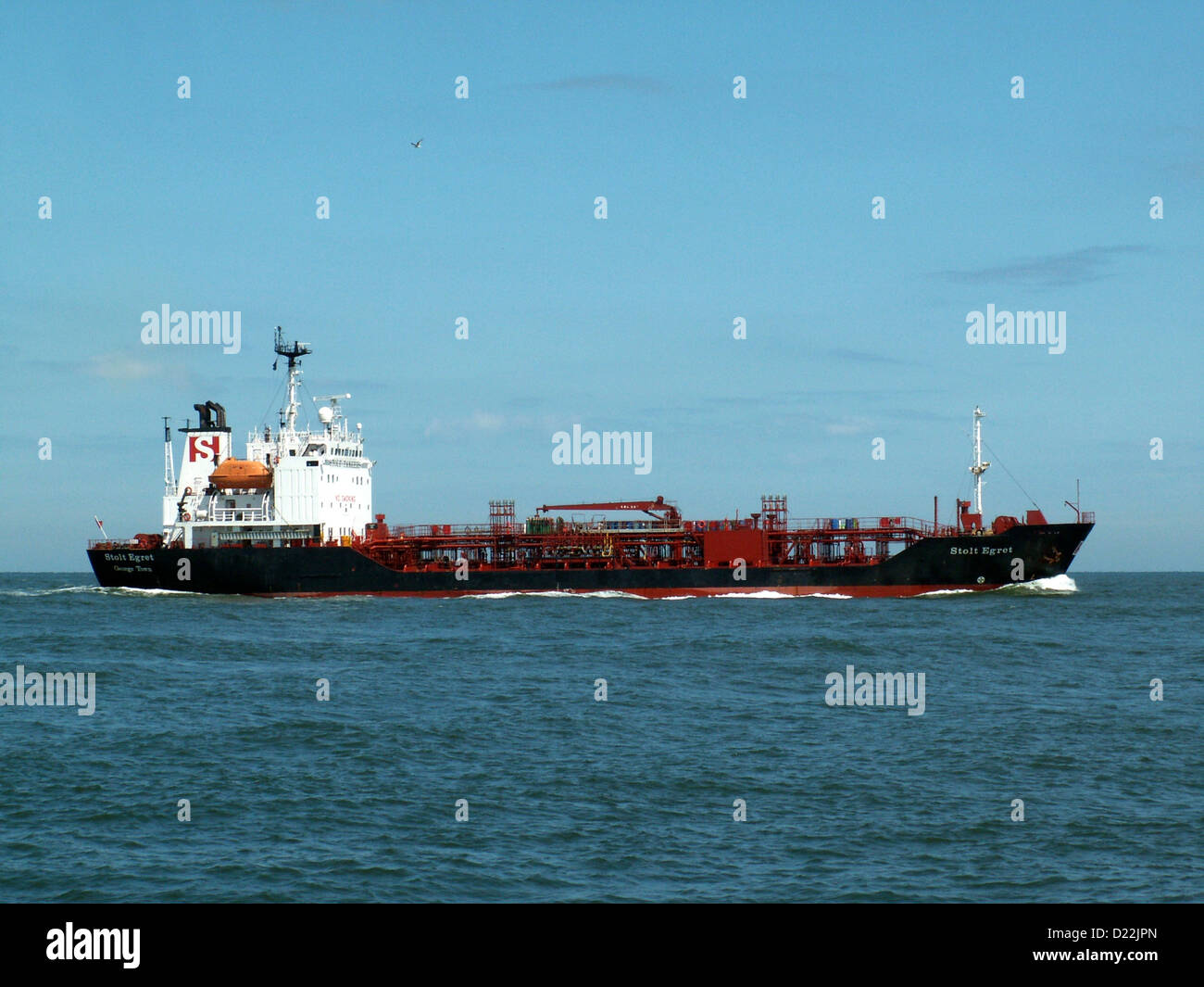 Stolt Egret proche Port de Rotterdam, Holland Banque D'Images