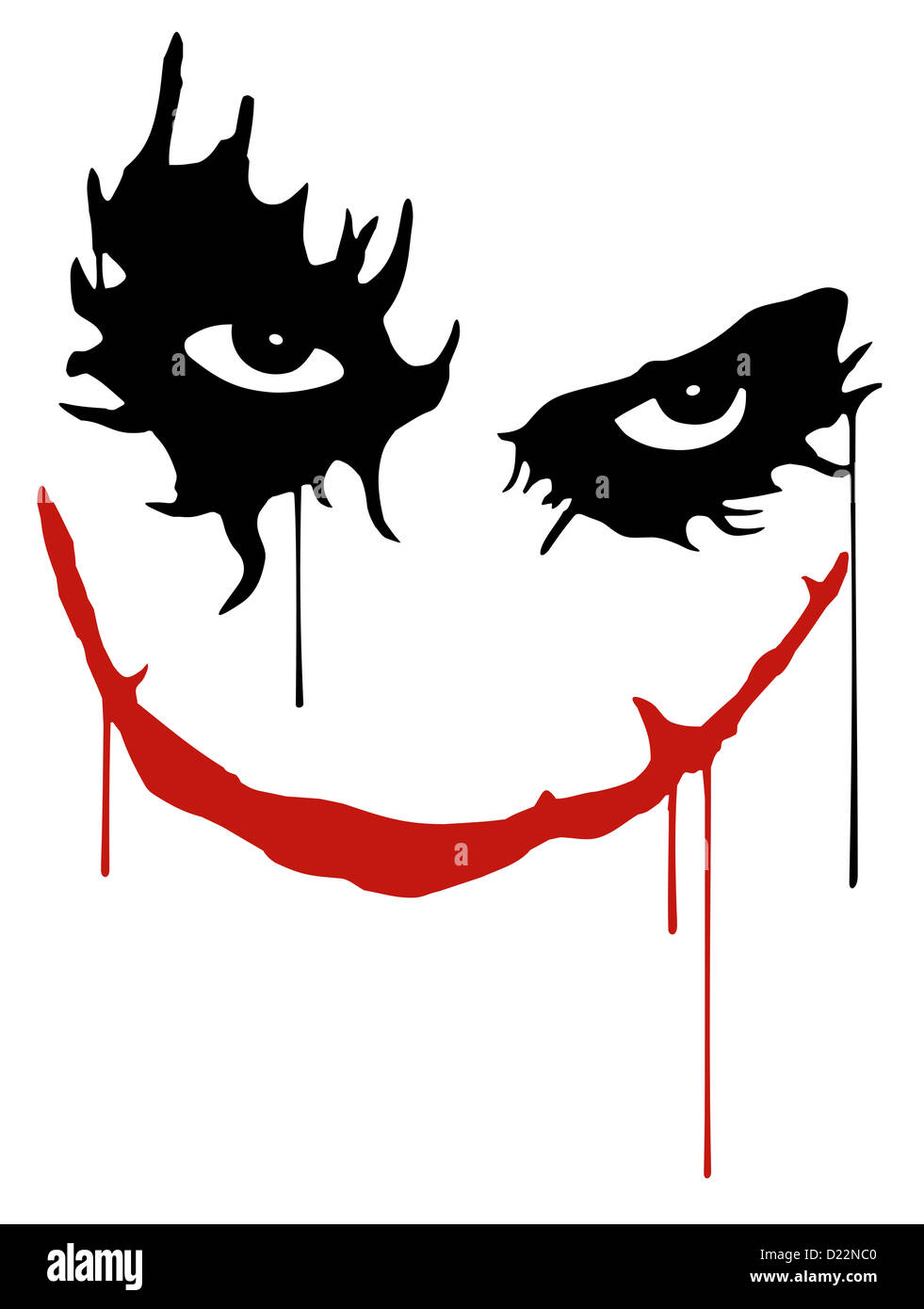 Sourire de Joker Banque D'Images