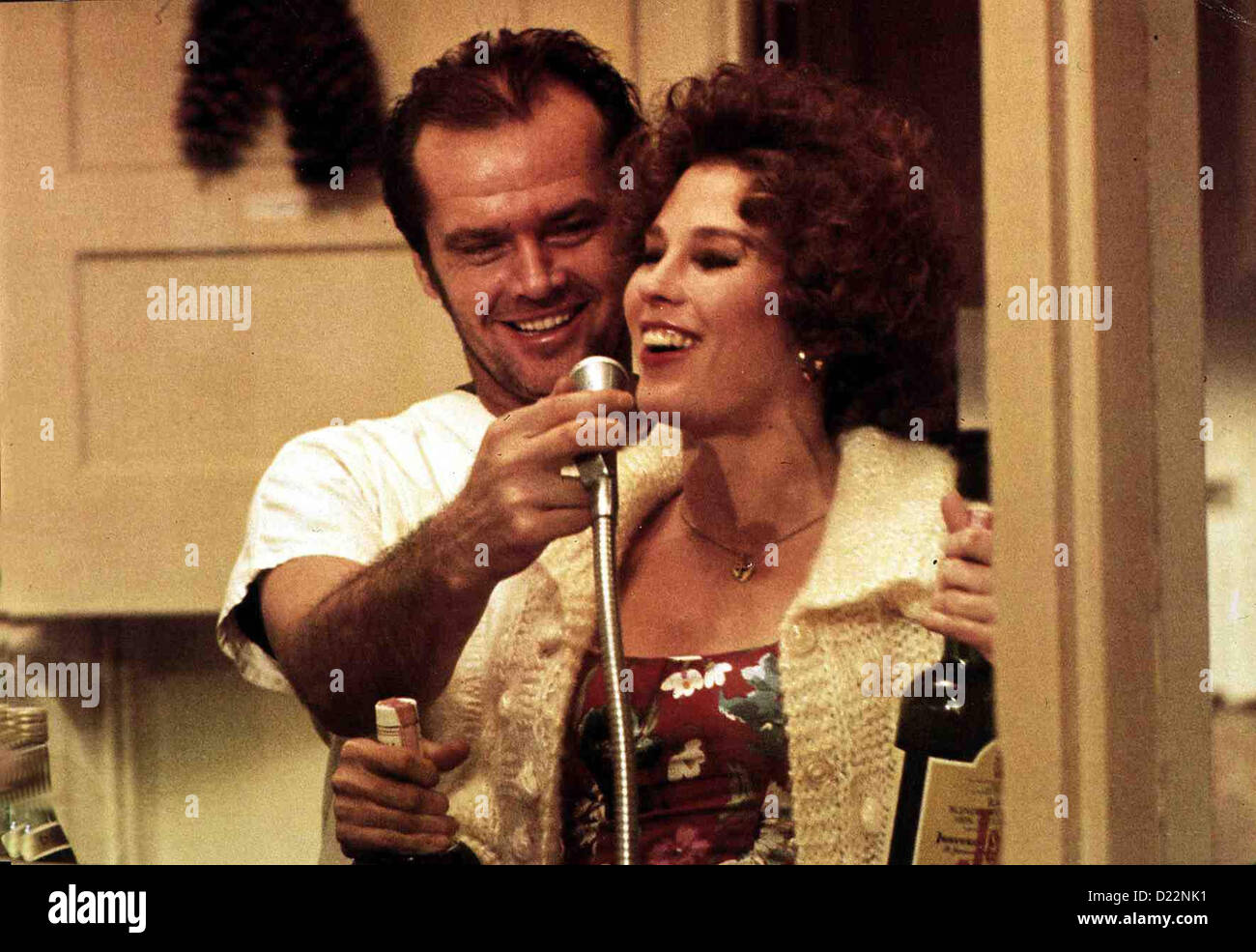 Logf übers Kuckucksnest einer Vol au-dessus d un nid de coucou Jack Nicholson, Marya Petite als es Randle (Jack Nicholson) zu Banque D'Images