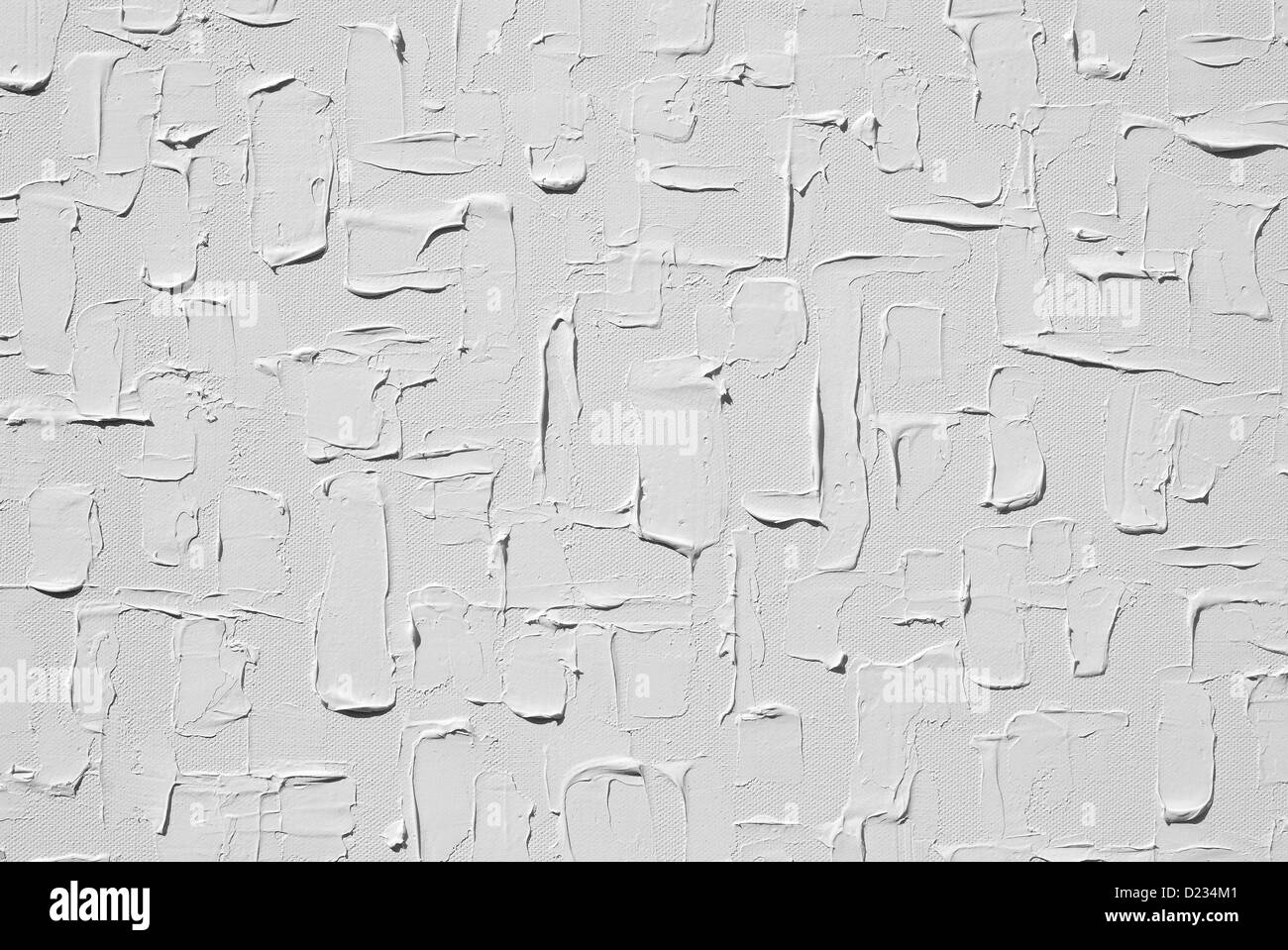 La texture blanche pour les coups de pinceau sur toile de fond Banque D'Images