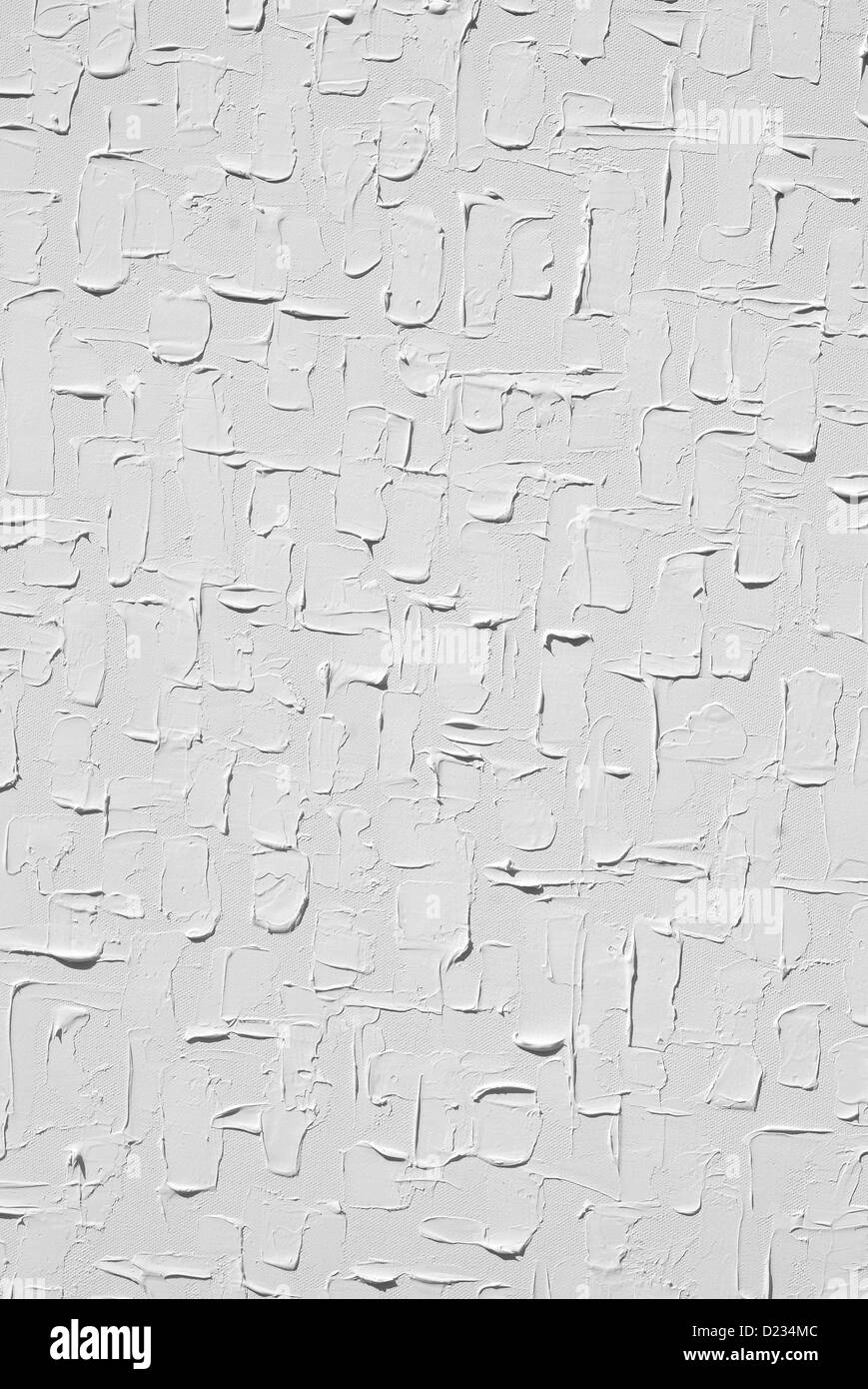 La texture blanche pour les coups de pinceau sur toile de fond Banque D'Images