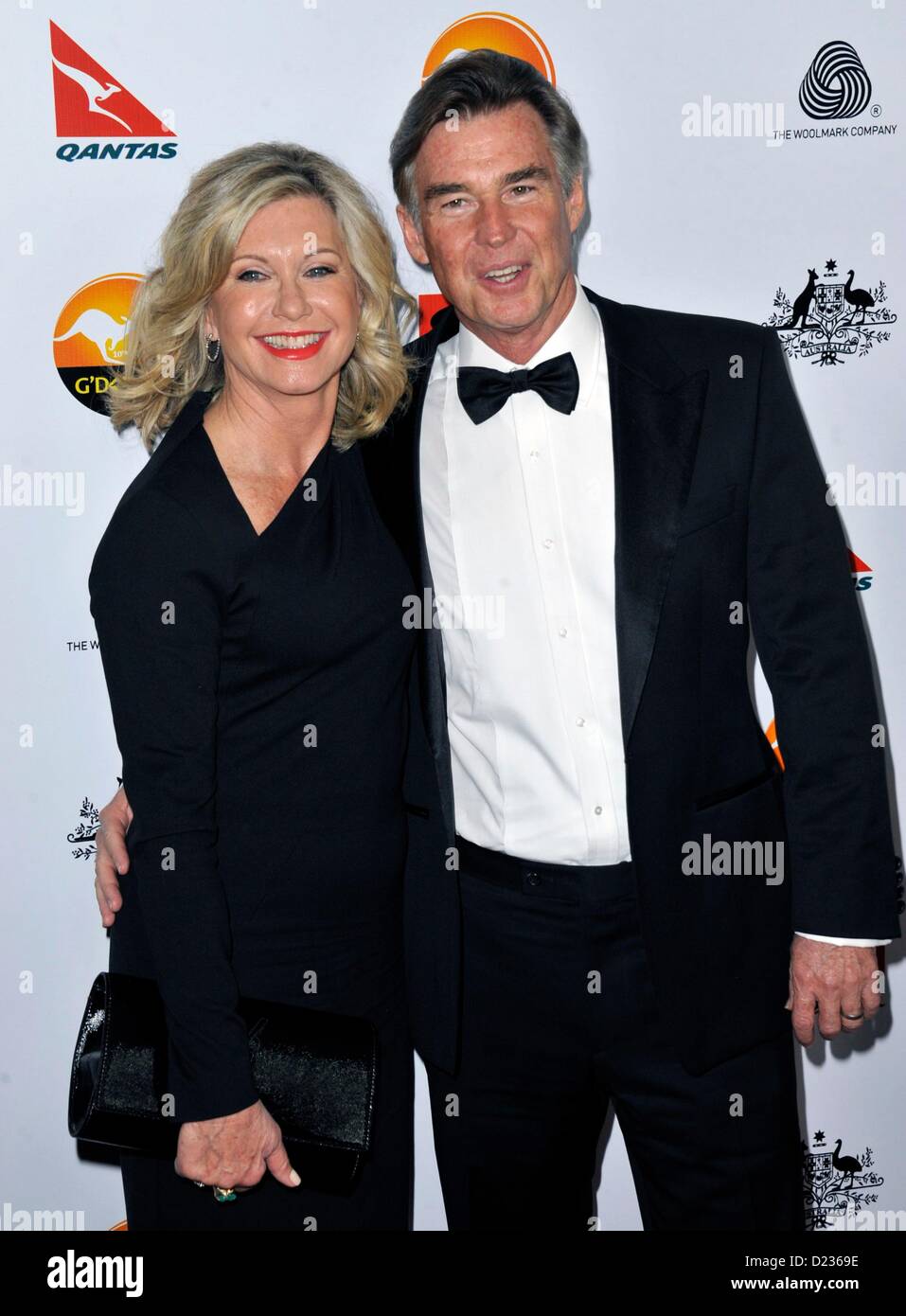 Olivia Newton-John aux arrivées pour G'DAY USA Gala, JW Marriot à LA LIVE, Los Angeles, CA, 12 janvier 2013. Photo par : Dee Cercone/Everett Collection Banque D'Images