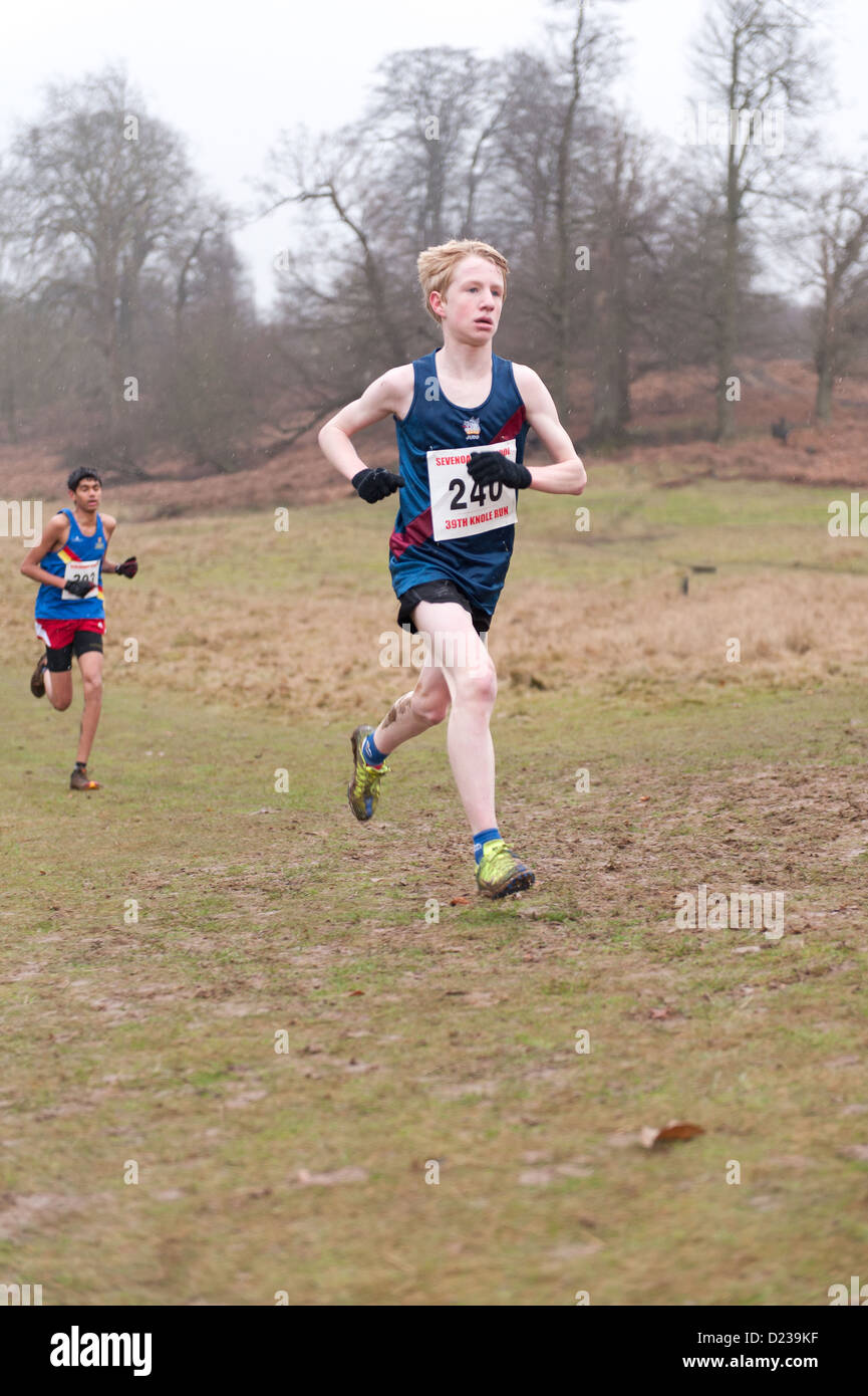L'Assemblée Knole Run Sevenoaks School cross country 15 jeunes 16 17 ans 6 mile run dans les équipes de la course d'endurance difficiles Banque D'Images L'Assemblée Knole Run Sevenoaks School cross country 15 jeunes 16 17 ans 6 mile run dans les équipes de la course d'endurance difficiles Banque D'Images
