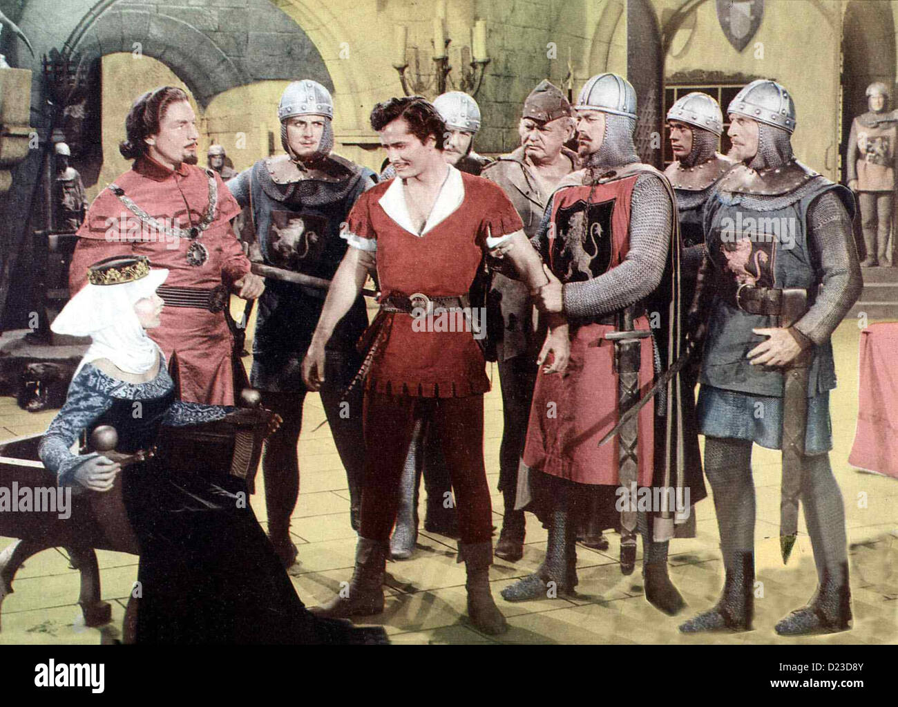 Das Licht am Ende der Welt Luz Del Fin del Mundo La Kirk Douglas se Leuchtturmwaerter Denton (Kirk Douglas) wird malhumorado Banque D'Images