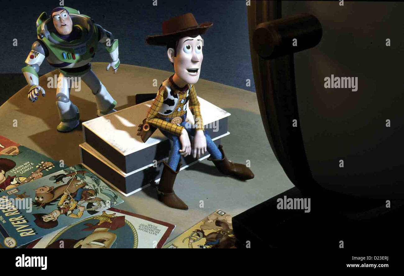 Toy Story 2 - Buzz l'Éclair, Woody *** *** Local Caption 1999 Walt Disney Banque D'Images