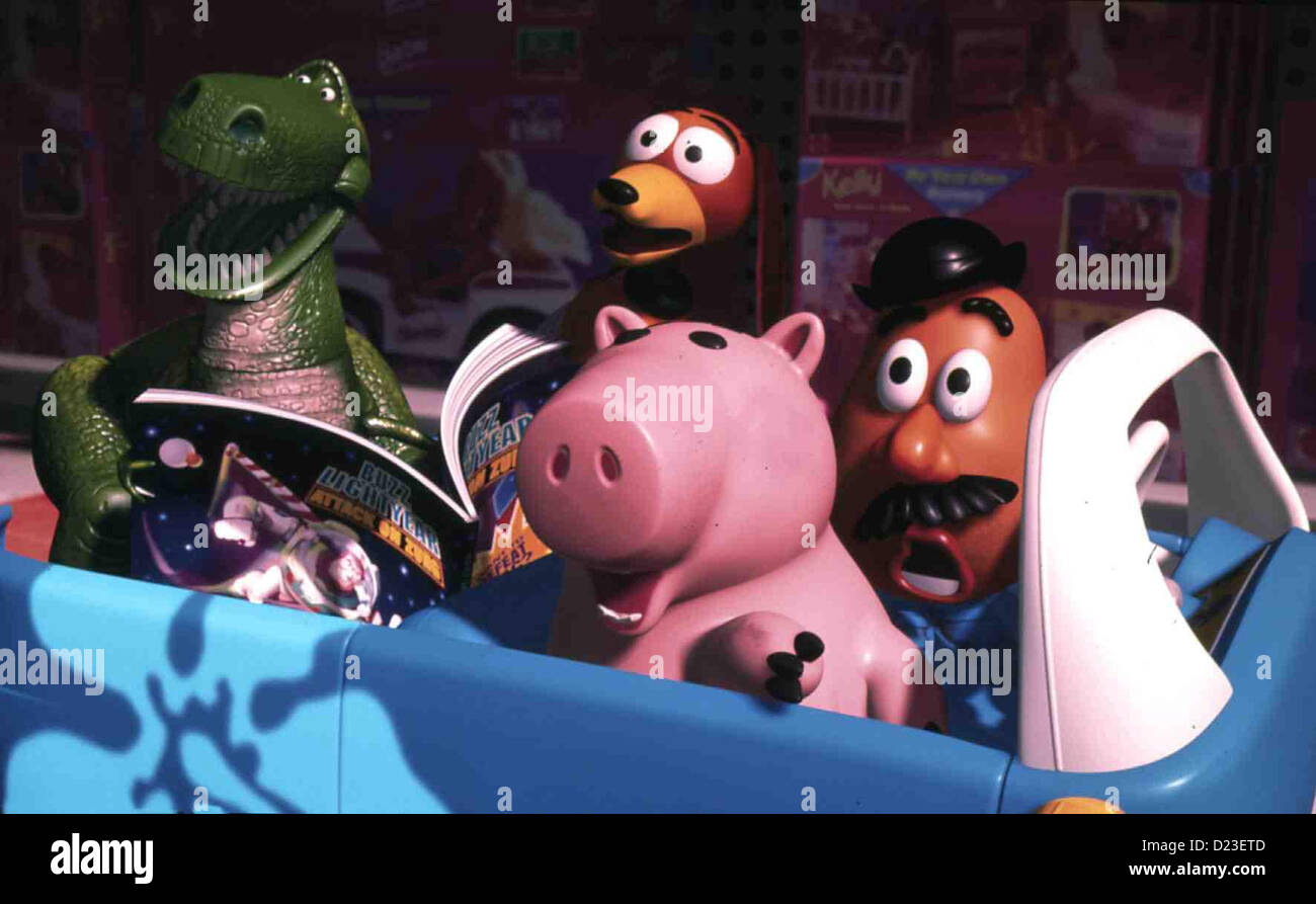 Toy Story 2 -- Rex, Slinky Dog, Hamm, Mme Patate Chef *** *** Local Caption 1999 Walt Disney Banque D'Images