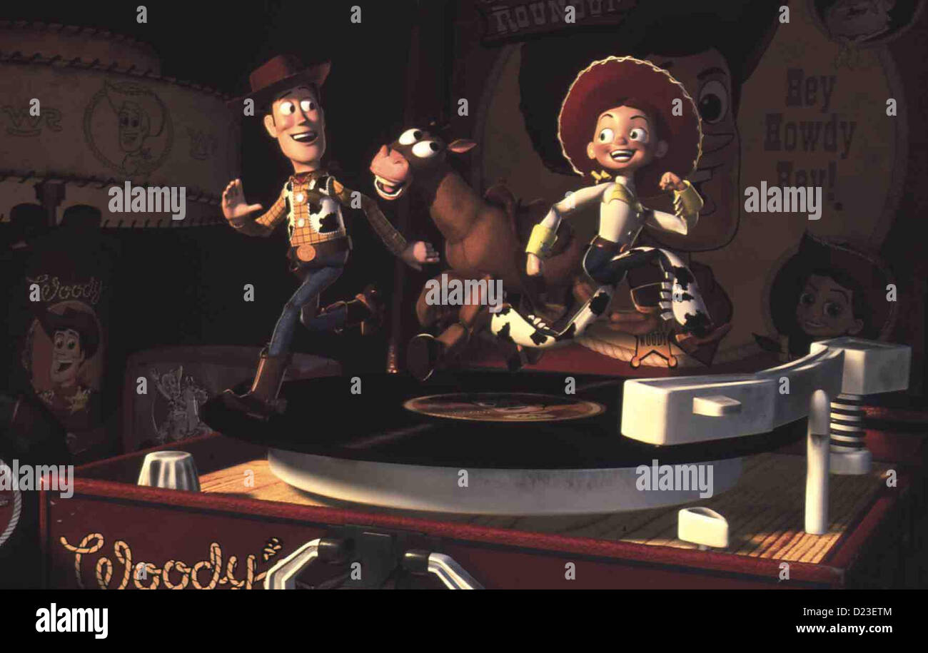 Toy Story 2 - Woody, Bullseye, Jessie *** *** Local Caption 1999 Walt Disney Banque D'Images