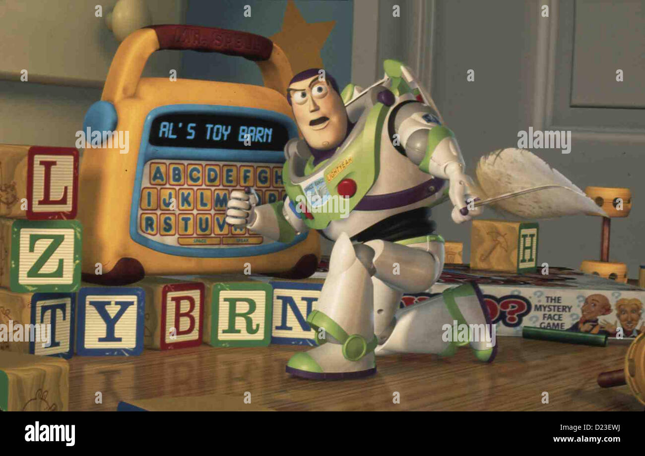 Toy Story 2 -- Monsieur Sort, Buzz Lightyear *** *** Local Caption 1999 Walt Disney Banque D'Images