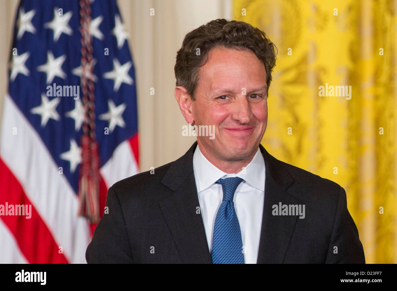 Secrétaire au Trésor Timothy Geithner. Banque D'Images