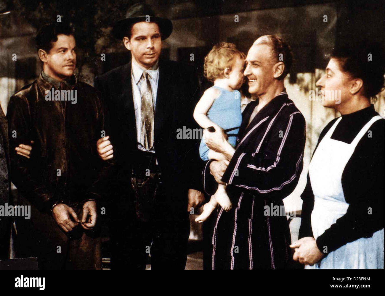 Saboteure Saboteur Barry Kane (Robert Cummings, l), Charles Tobin (Otto Kruger, 2vr) Anita (renforcer) *** légende locale *** Banque D'Images