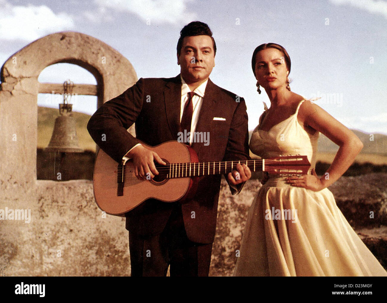 Serenade Serenade Mario Lanza, Sarita Montiel Liebeskummer vergibt aus der junge Opernsaenger Damon Vincenti (Mario Lanza) Banque D'Images