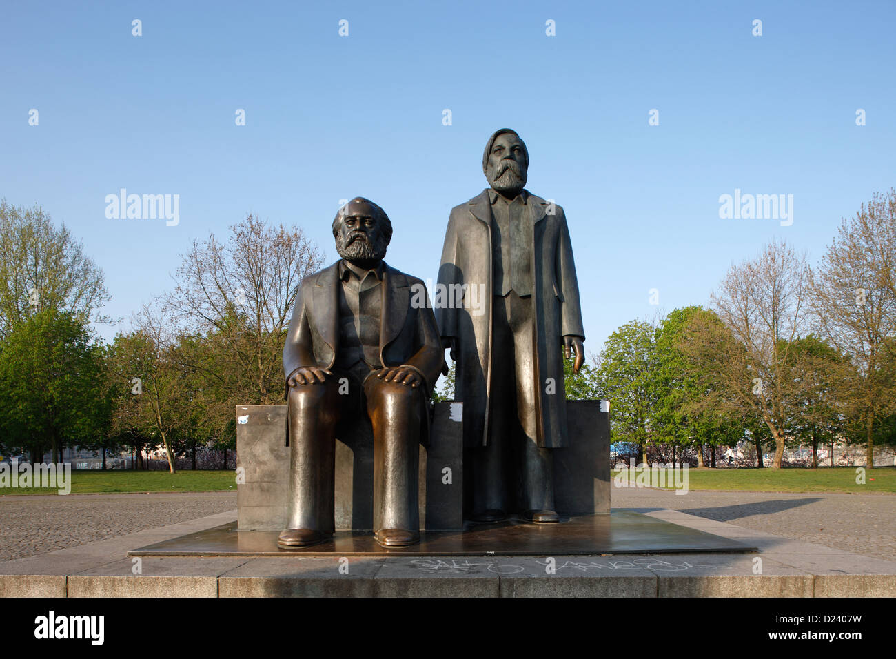 Berlin, Allemagne, le Forum de Marx-Engels Banque D'Images