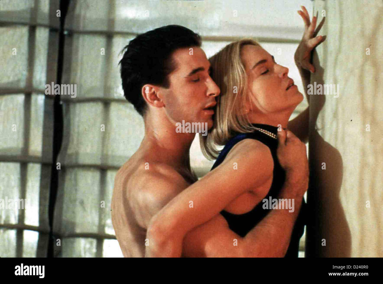 Sliver Sliver William Baldwin, Sharon Stone Sharon Stone Carly (SLA) Millionaer dem Zeke Hawkins (William Baldwin) begegnet, Banque D'Images