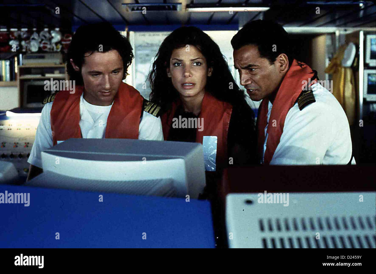 Speed 2 : Cruise Control Speed 2 Merced (Brian McCardie), Annie (Sandra Bullock), Juliano (Temuera Morrison) *** légende locale Banque D'Images