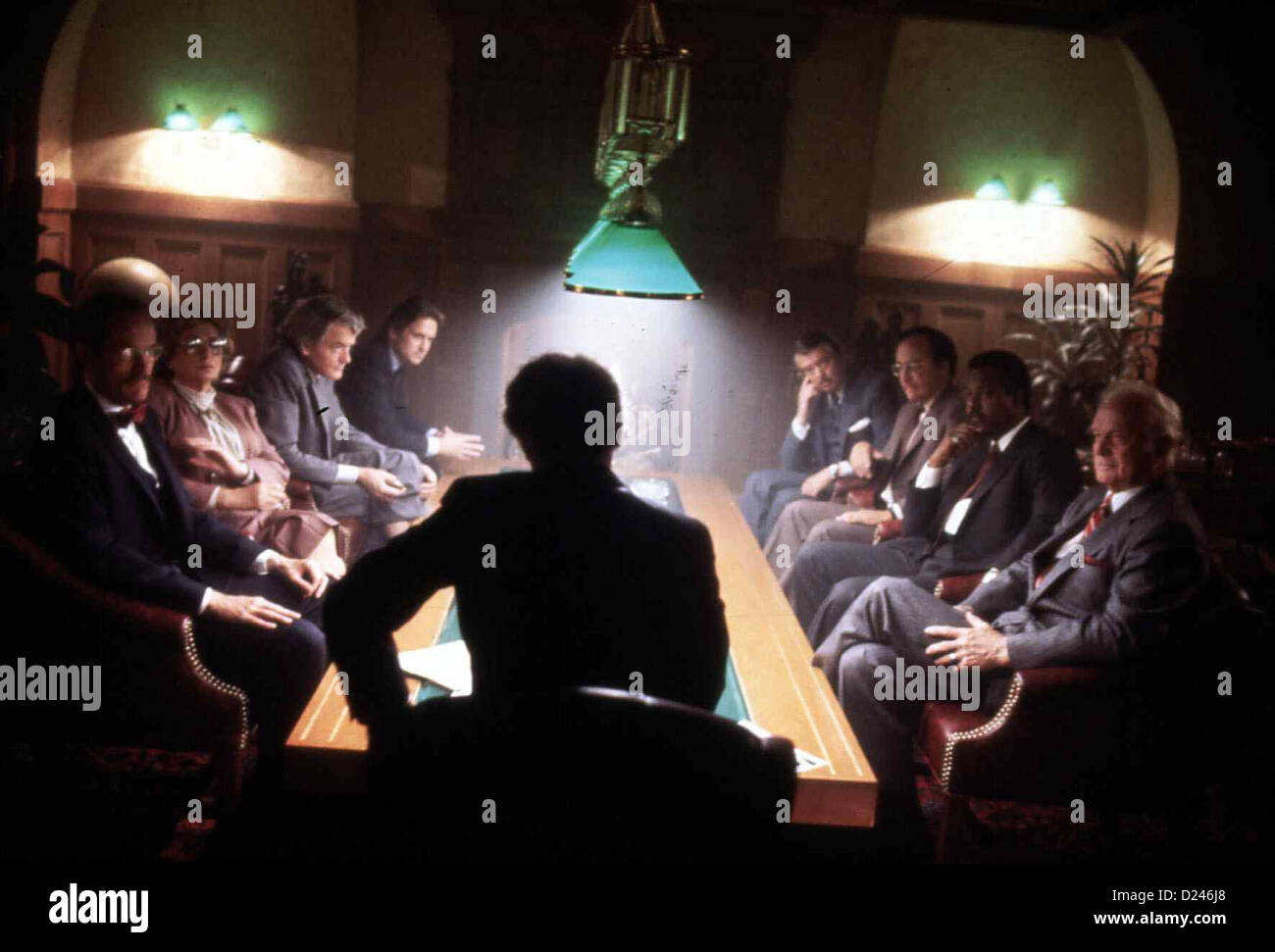 Richter Ein Sieht Rot Star Chamber Hal Holbrook (3VL), Michael Douglas Steve Hardin (Michael Douglas,4vl) schliesst sich dem Banque D'Images