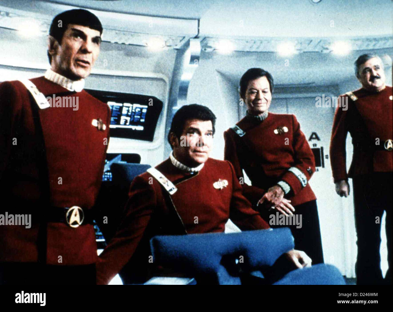 Star Trek IV - Die Gegenwart Zurueck dans Star Trek IV : Voyage Accueil Leonard Nimoy, William Shatner, DeForest Kelly, James Banque D'Images