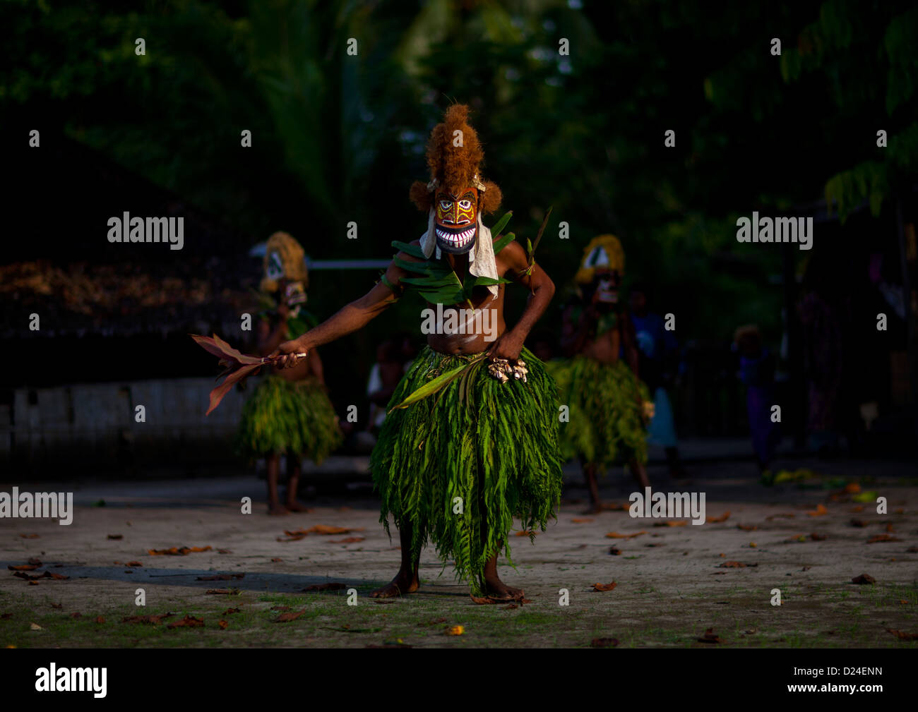 La danse des masques Malagan Tatuana, New Ireland Island, Papouasie Nouvelle Guinée Banque D'Images