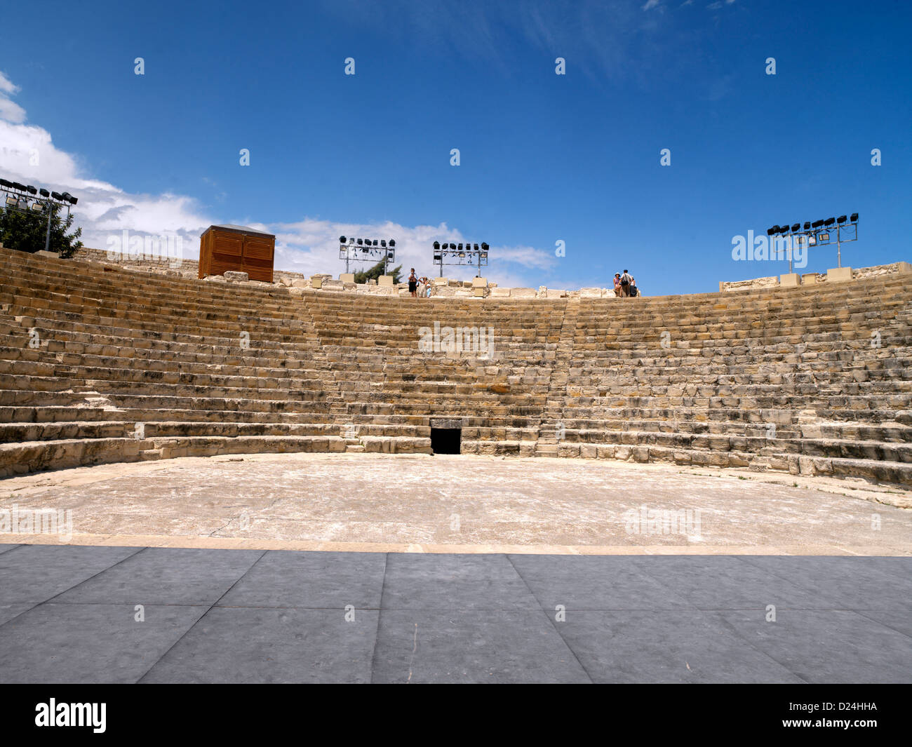 Amphithéâtre Chypre Kourion Banque D'Images