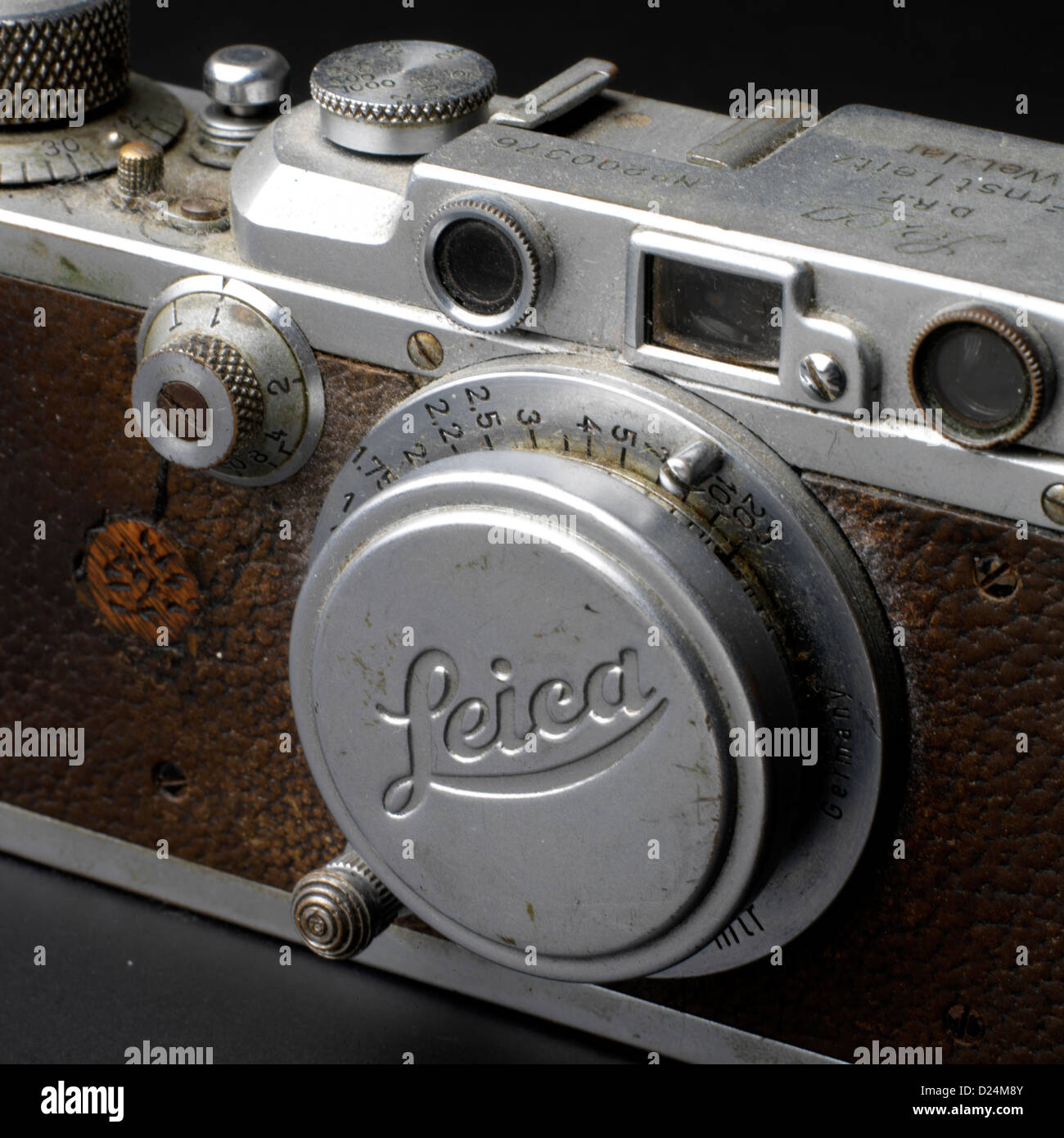 Appareil photo Leica 111a, classic, close-up 1936 Banque D'Images
