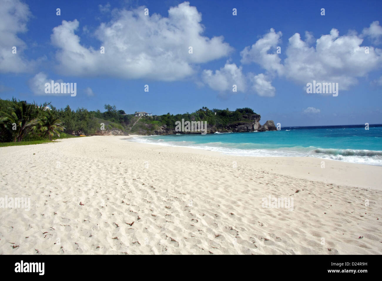 Foul Bay Beach, Barbade Banque D'Images