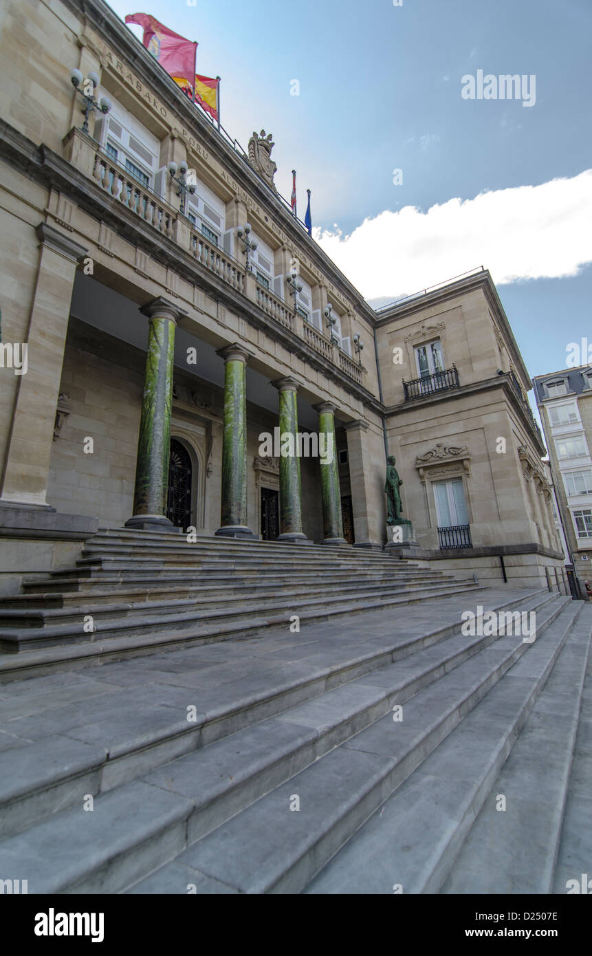 Diputacion Foral de Alava. La ville de Vitoria, capitale verte européenne, pays Basque, Espagne Banque D'Images