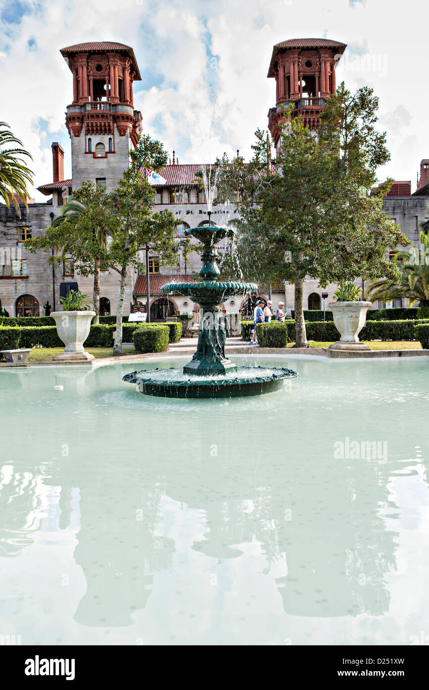 Lightner Museum à Saint Augustine, en Floride. Le bâtiment était à l'origine l'Hôtel Alcazar. Banque D'Images Lightner Museum à Saint Augustine, en Floride. Le bâtiment était à l'origine l'Hôtel Alcazar. Banque D'Images