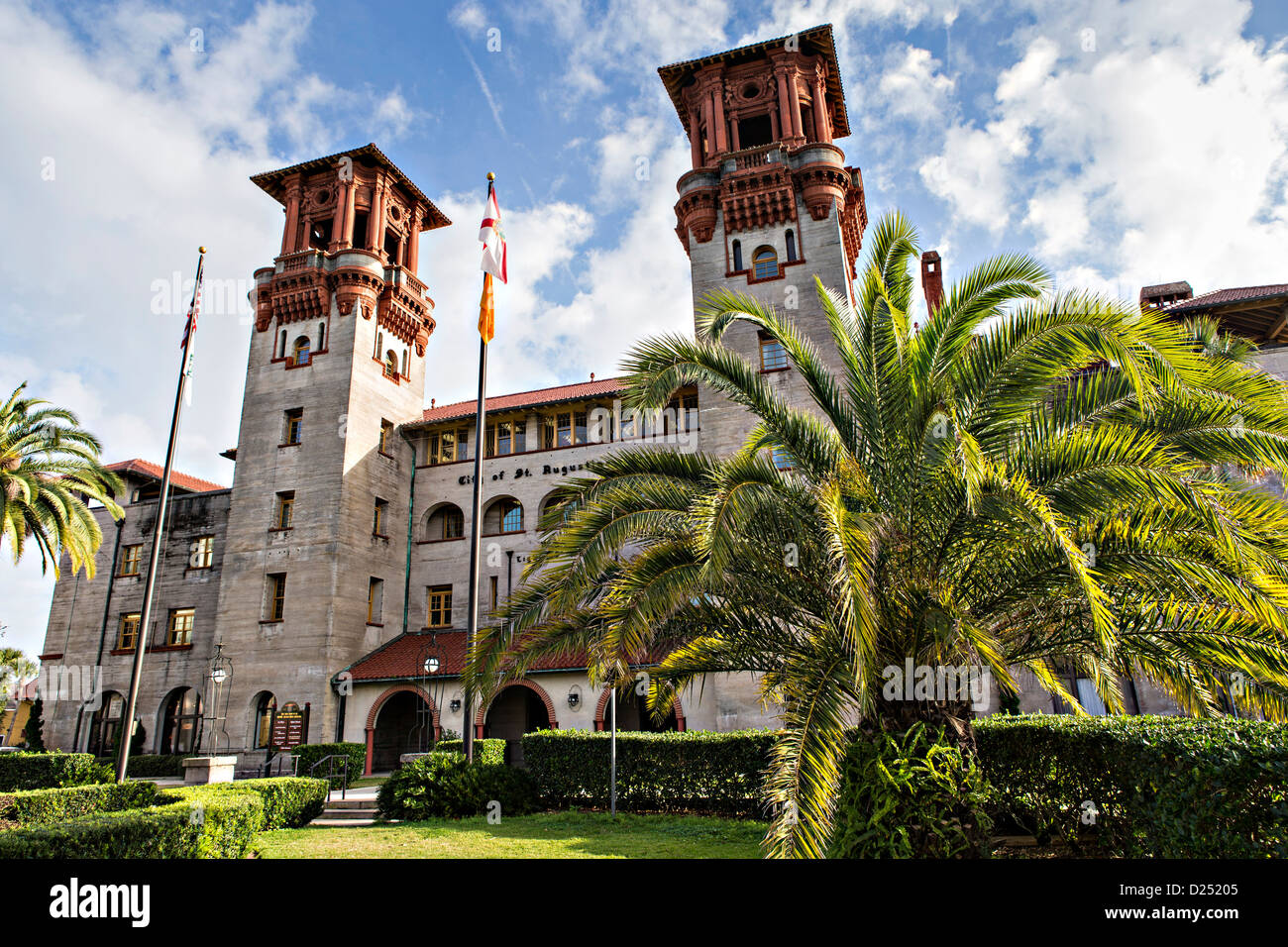 Lightner Museum à Saint Augustine, en Floride. Le bâtiment était à l'origine l'Hôtel Alcazar. Banque D'Images Lightner Museum à Saint Augustine, en Floride. Le bâtiment était à l'origine l'Hôtel Alcazar. Banque D'Images