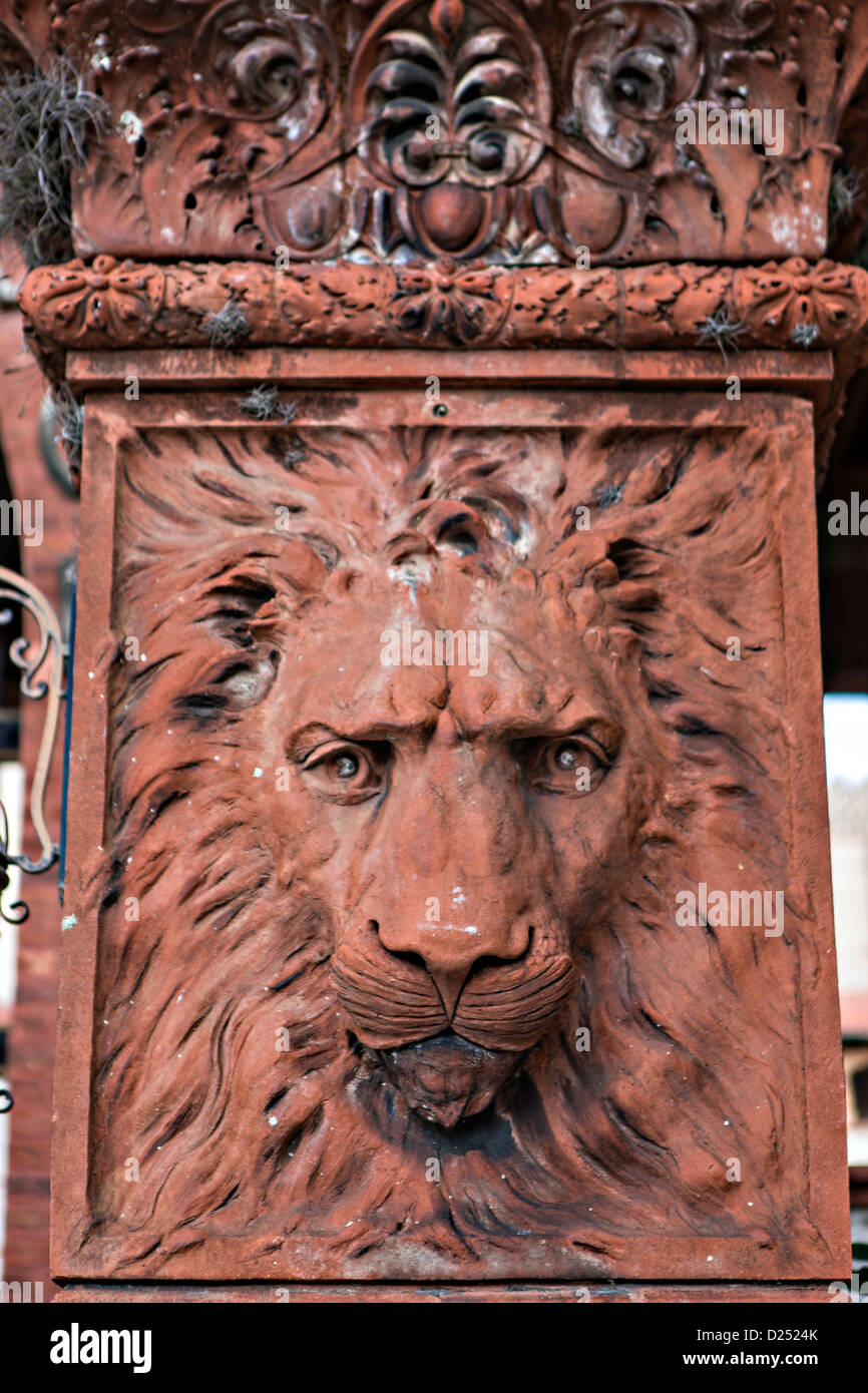Flagler College à Saint Augustine, en Floride. Le bâtiment était à l'origine l'hôtel Ponce de Leon. Banque D'Images
