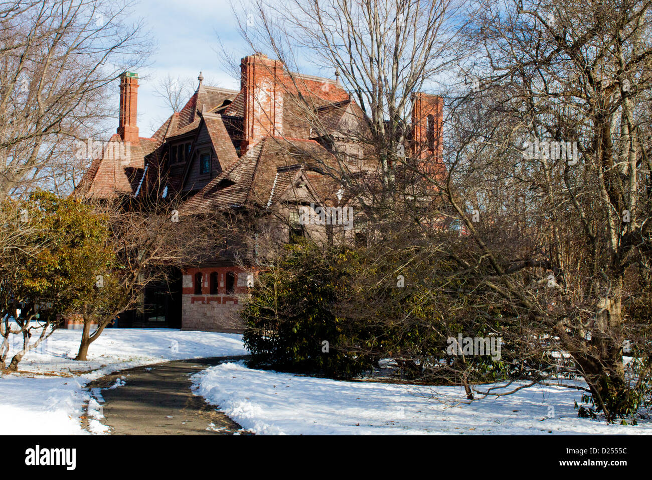 Mark Twain House et bibliothèque, Hartford Connecticut Banque D'Images Mark Twain House et bibliothèque, Hartford Connecticut Banque D'Images