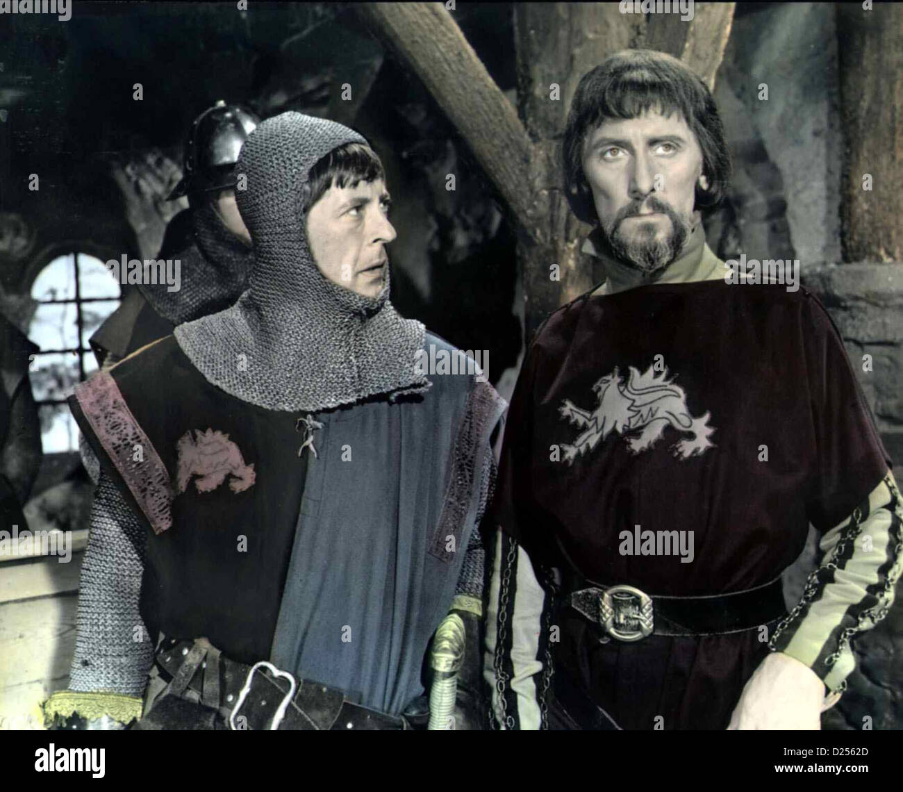 Das Schwert Des Épée Robin des bois La Forêt de Sherwood Edwin Richfield, Peter Cushing Der Sheriff Von Nottingham (Peter Cushing) Banque D'Images