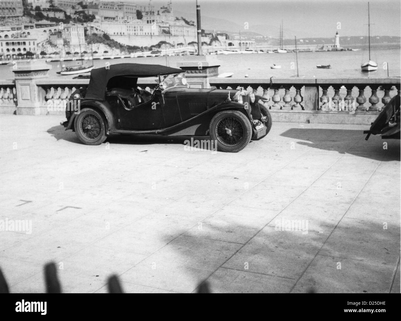 1933 MG Magnette K1 4 places Monte Carlo 1934 Banque D'Images