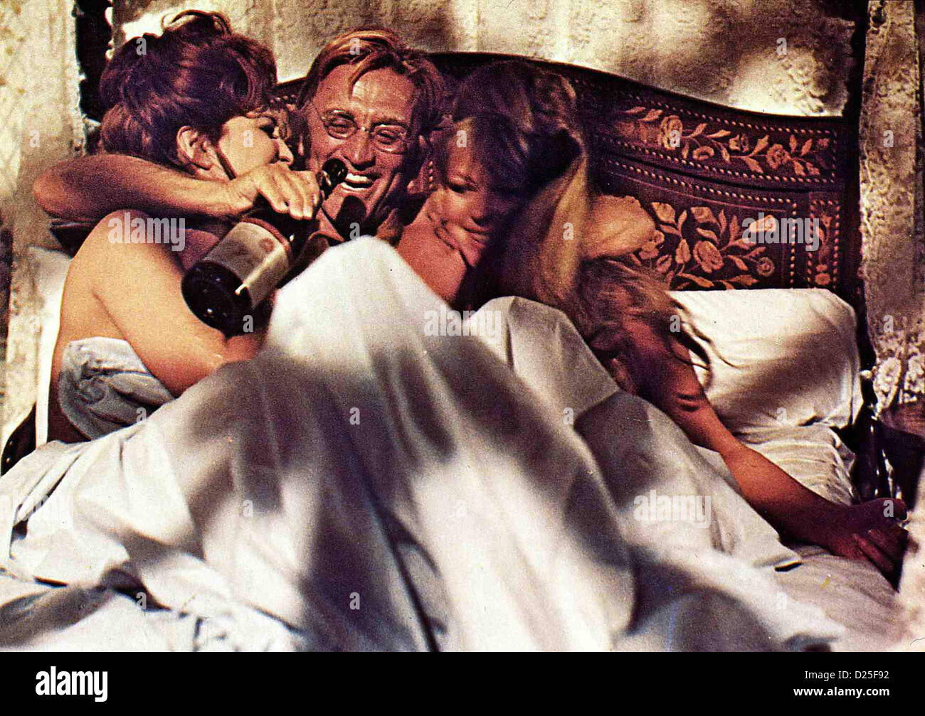 Zwei Dreckige Halunken il y avait l'homme de travers Paris Kirk Douglas Jr. Pitman (Kirk Douglas) feiert den erfolgreichen von Raub Banque D'Images