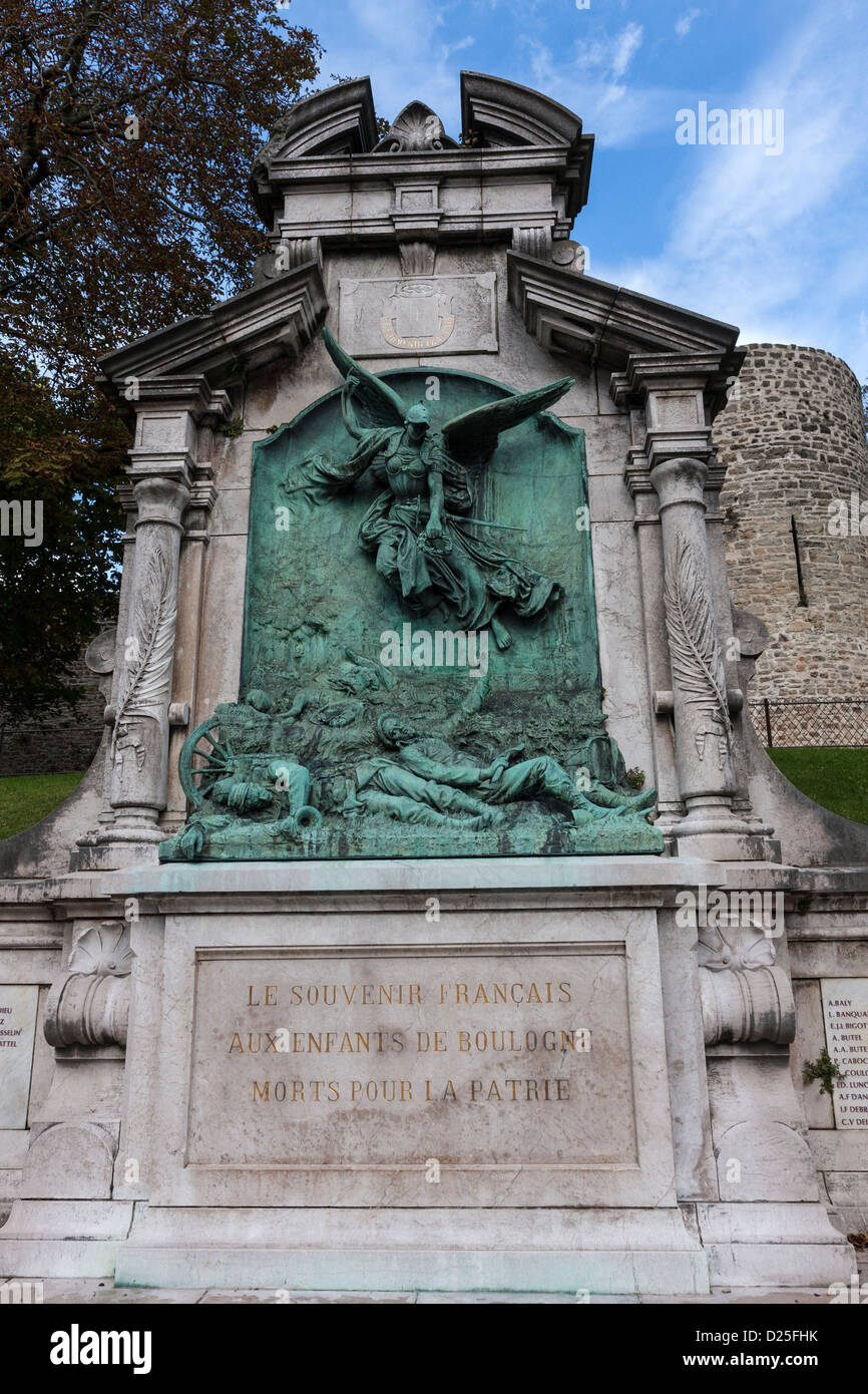 War Memorial Boulogne France Banque D'Images