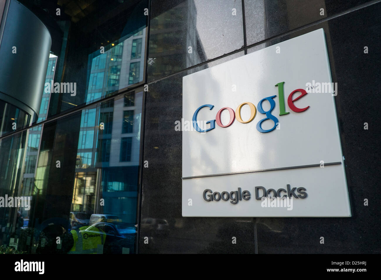 Le siège européen de Google building docklands Dublin, République d'Irlande Banque D'Images