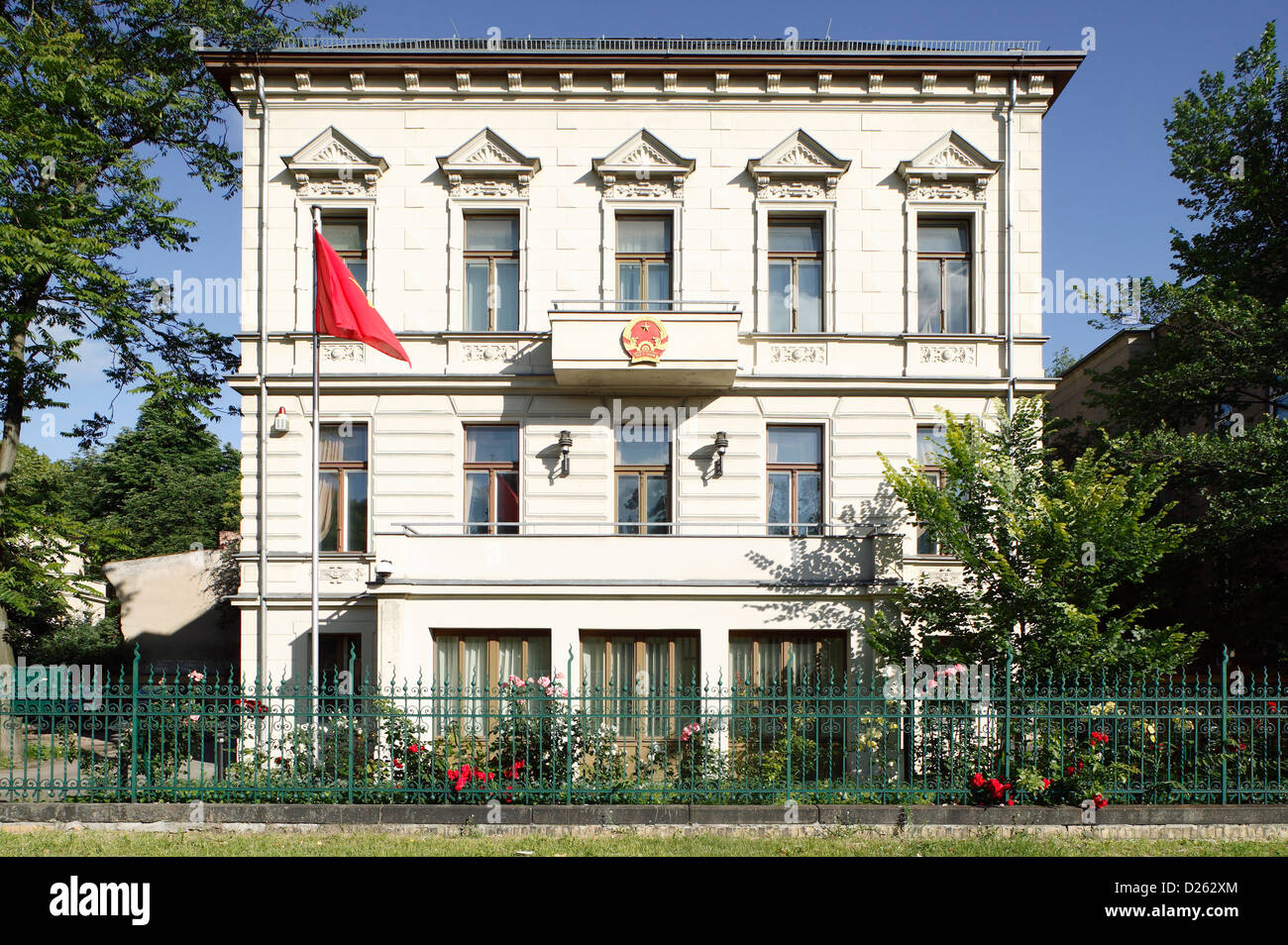Berlin, Allemagne, l'ambassade de la République socialiste du Vietnam Banque D'Images