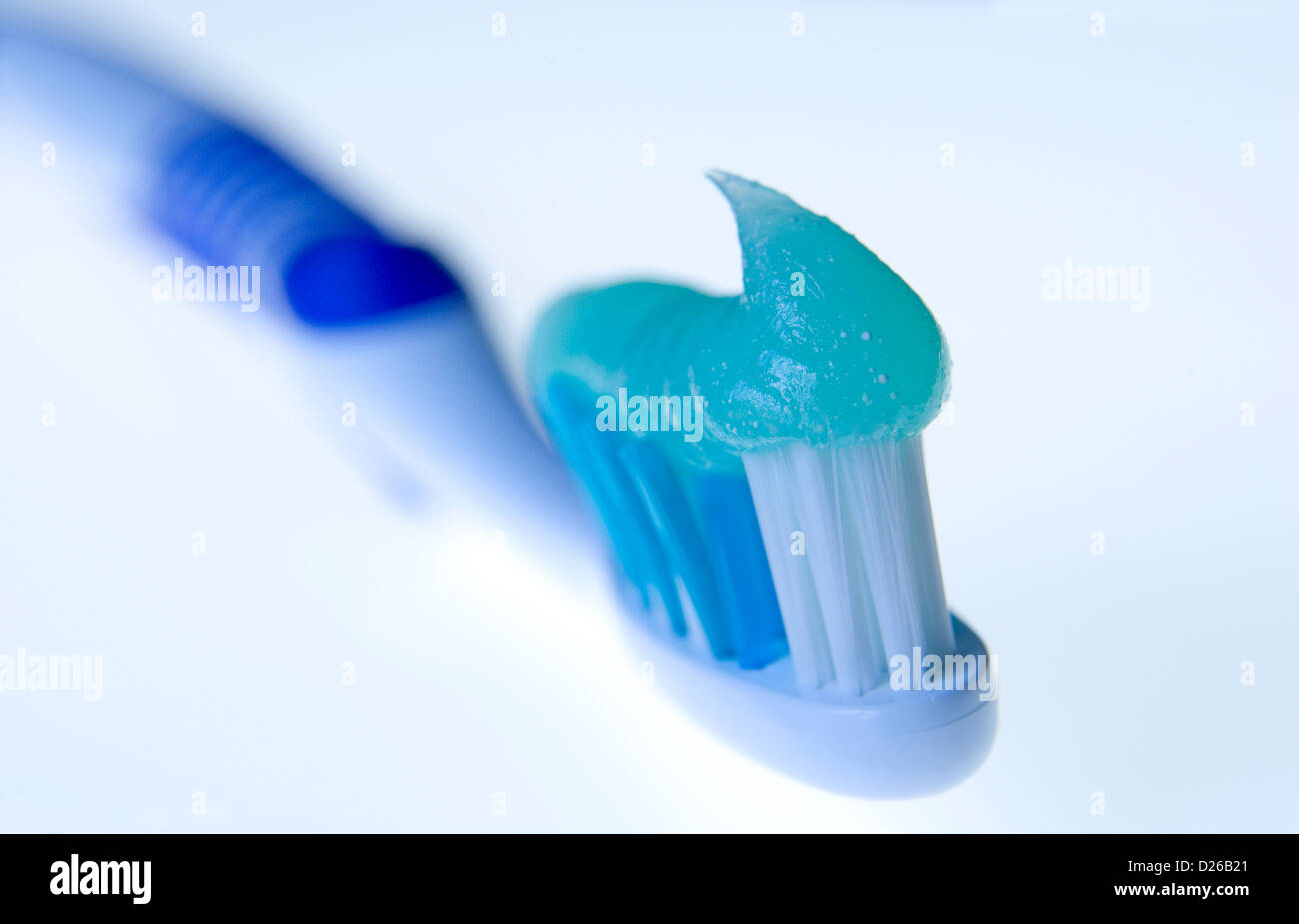 Photographie d'une brosse à dents, Wi Banque D'Images